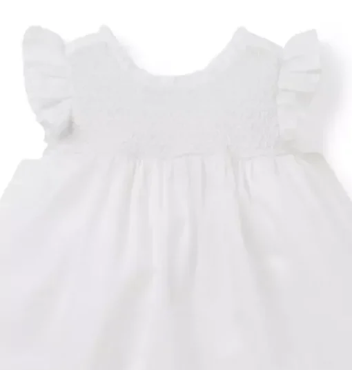 Baby Smocked Sateen Dress