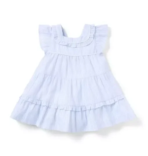 Baby Striped Ruffle Dress