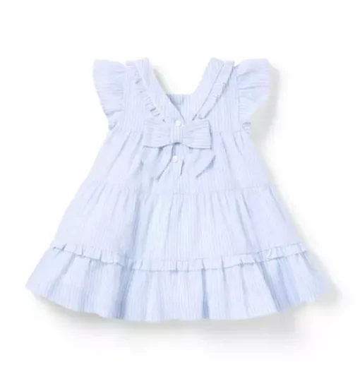 Baby Striped Ruffle Dress