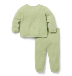 Baby Textured Knit Sweater Set