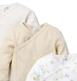 Baby Wrap Bodysuit 3-Pack