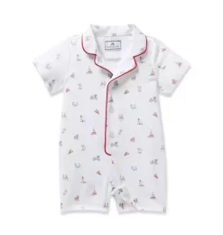 Baby's Twill Summer Romper in Coastal Charms
