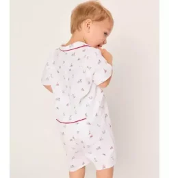 Baby's Twill Summer Romper in Coastal Charms