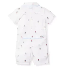 Baby's Twill Summer Romper in Bateau