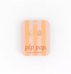 Ballet Slipper Stud Earrings