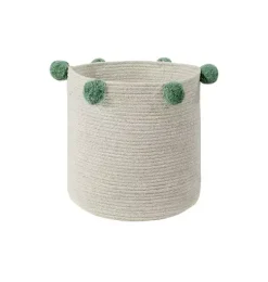 Basket Bubbly  Natural-Green