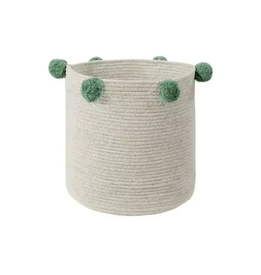 Basket Bubbly  Natural-Green