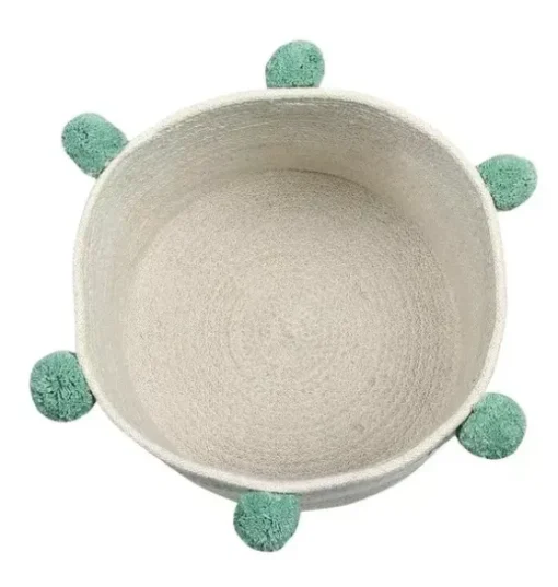 Basket Bubbly  Natural-Green