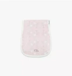 Bird's Song Burp Cloth - Pink