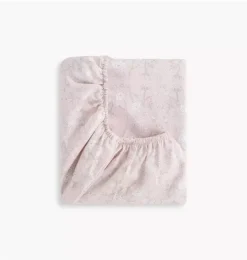 Bird's Song Crib Sheet - Pink