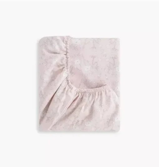 Bird's Song Crib Sheet - Pink