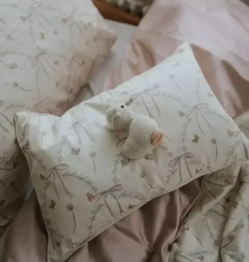Bows & Butterfly Kisses Toddler Pillow Set - Pink