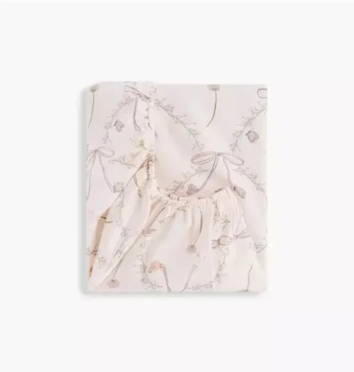 Bows & Butterfly Kisses Changing Pad Cover - Pink