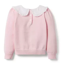 Bunny Ruffle Collar Sweater