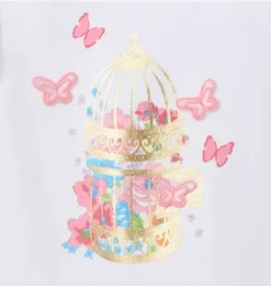 Butterfly Ruffle Sleeve Tee