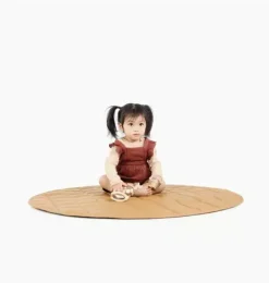 Camel Circle Quilted Mat