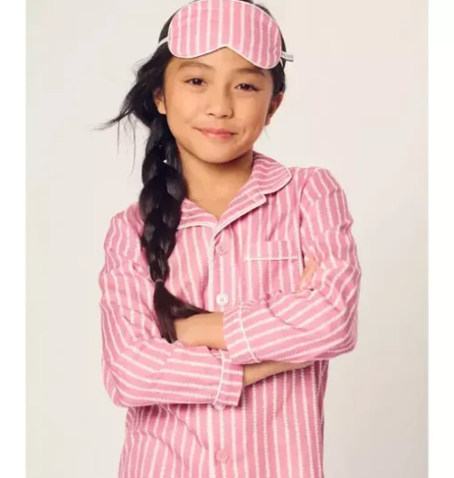 Children's Pajama Set in Love Lines