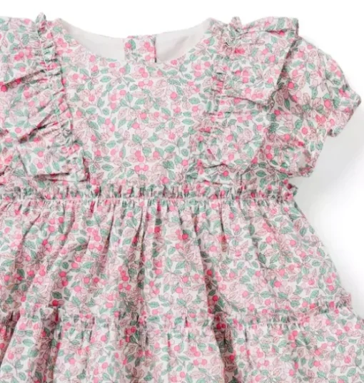 Colleen's Orchard Matching Baby Set Made With Liberty Fabric