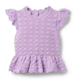 Crochet Peplum Top