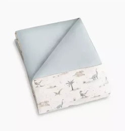 Dino Dreams Baby Duvet Set - Sage