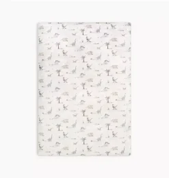 Dino Dreams Baby Duvet Set - Sage