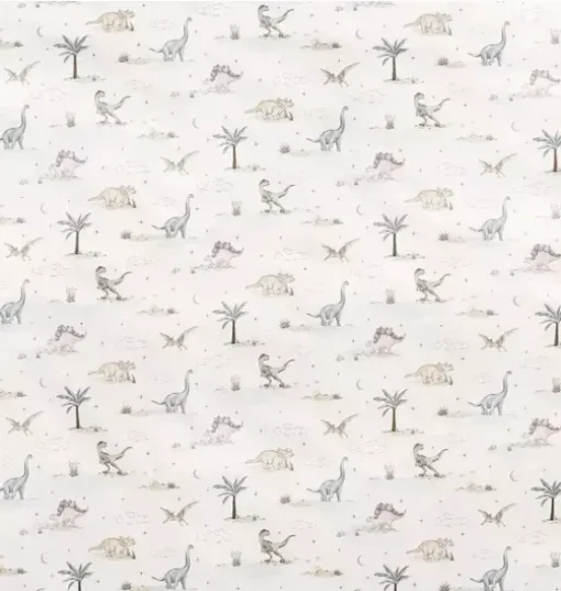 Dino Dreams Baby Duvet Set - Sage