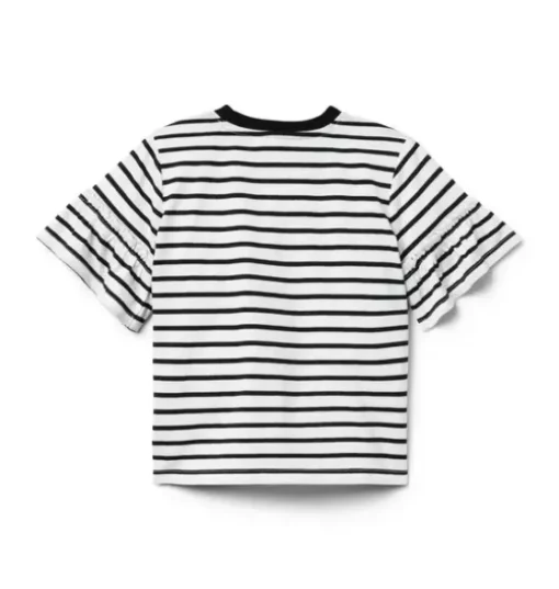 Disney Minnie Mouse Striped Ruffle Top