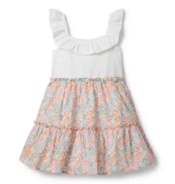 Ditsy Floral Ruffle Tiered Dress