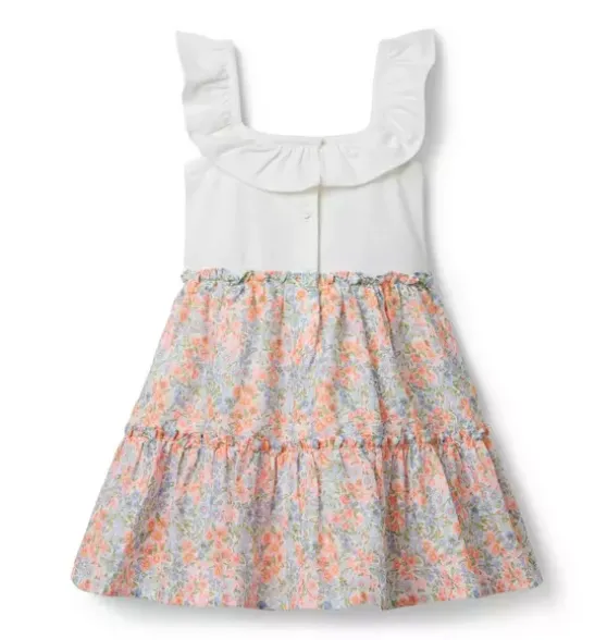 Ditsy Floral Ruffle Tiered Dress