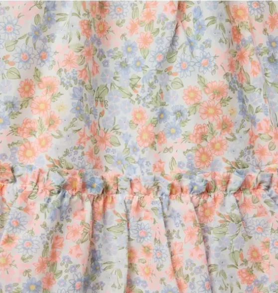 Ditsy Floral Ruffle Tiered Dress