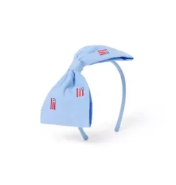 Embroidered Flag Bow Headband