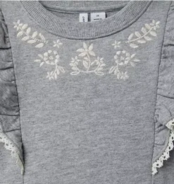 Embroidered French Terry Dress