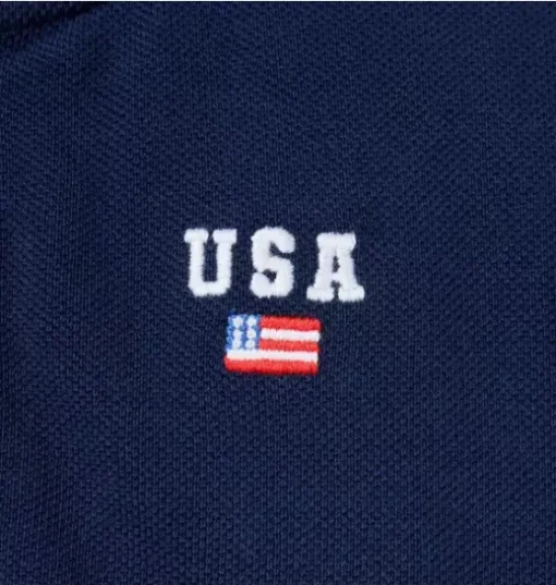 Embroidered USA Pique Jacket