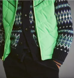 Fair Isle Shawl Collar Cardigan