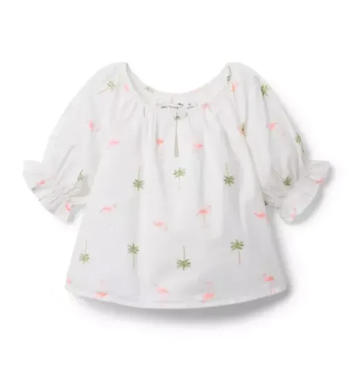 Flamingo Palm Top