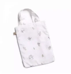 Fleur + Stripe Toddler Pillow Set - Ivory