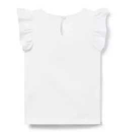 Fleur Ruffle Sleeve Tee