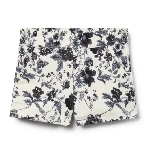 Floral Canvas Short