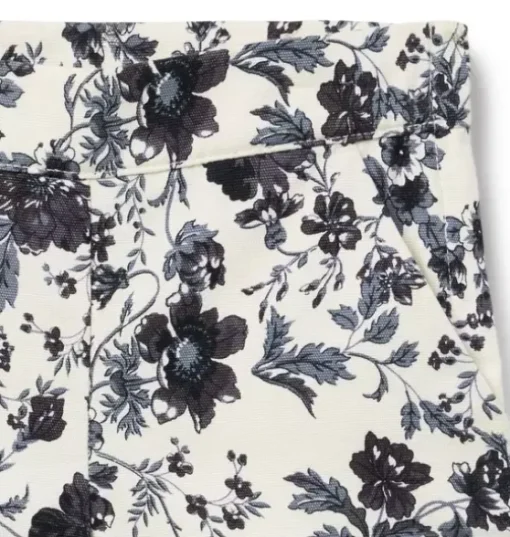 Floral Canvas Short