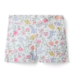 Floral Canvas Short