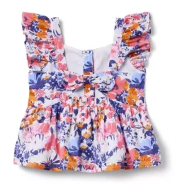 Floral Peplum Top