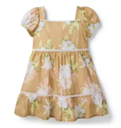 Floral Puff Sleeve Dress