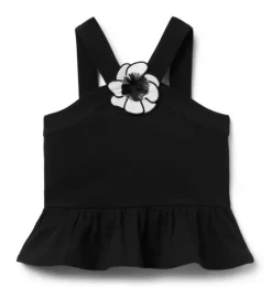 Flower Peplum Top