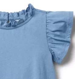 Flutter Sleeve Top