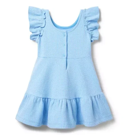 Gingham Jacquard Dress