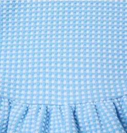 Gingham Jacquard Dress