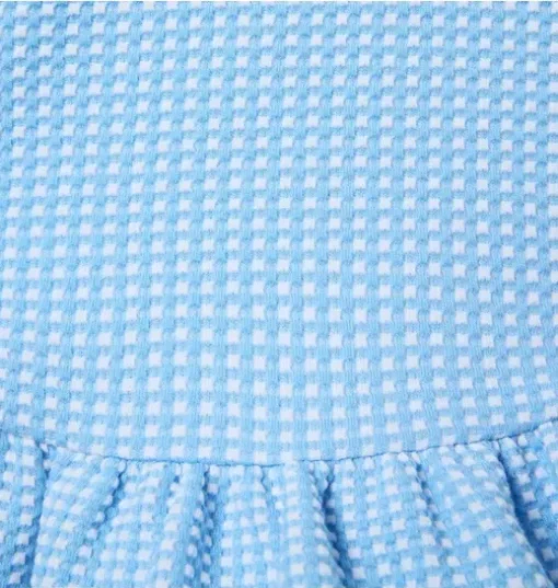Gingham Jacquard Dress