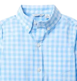Gingham Poplin Shirt