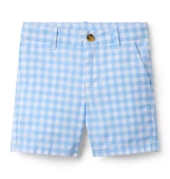 Gingham Poplin Short