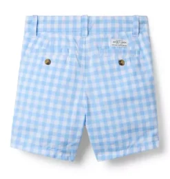 Gingham Poplin Short